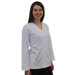 Delantal Escote V con Botones