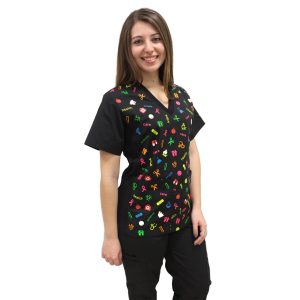 Delantal Estampado Health & Care – Mujer