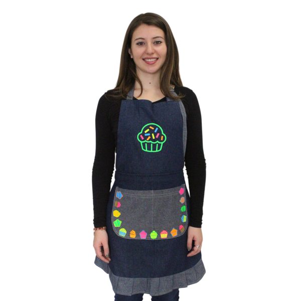 Delantal De Cocina Mezclilla Mujer - Imagen 3