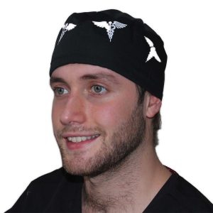 Gorro Caduceo Negro -Unisex