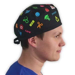 Gorro negro Health & Care - Unisex