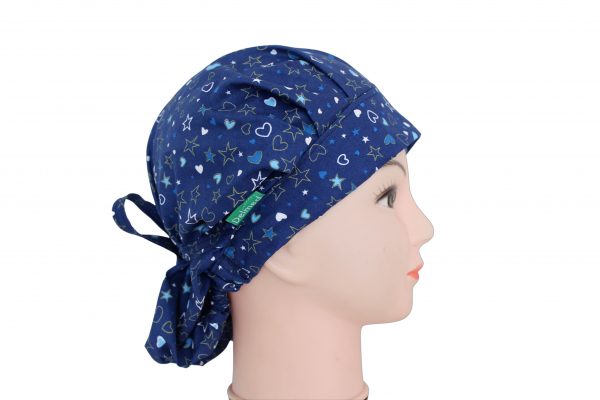 Gorro estampado azul marino estrellas-Mujer - Imagen 3